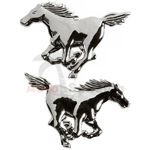 Mustang emblème signe chrome - emblème,