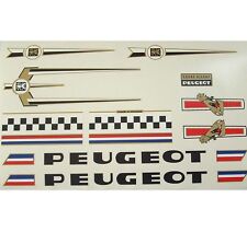 Peugeot complete set of decals vintage 