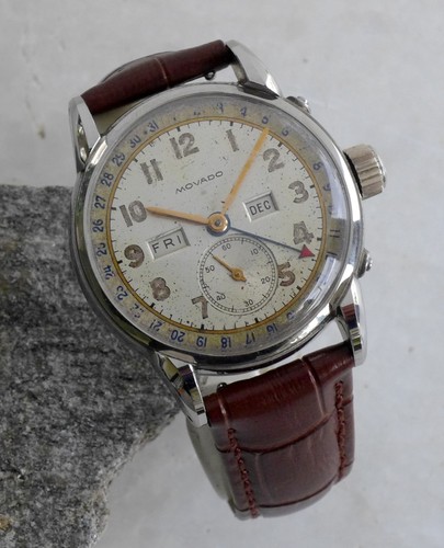Movado calendar triple - triple, date
