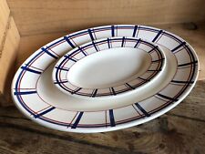 2 Oval Niderviller Earthenware Dishes, Bearn or Basque Pattern