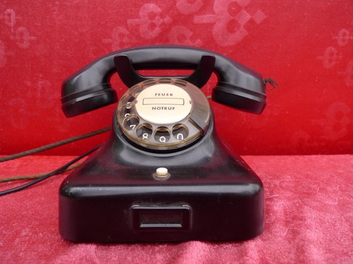 Ancien téléphone bakélite - téléphone,,