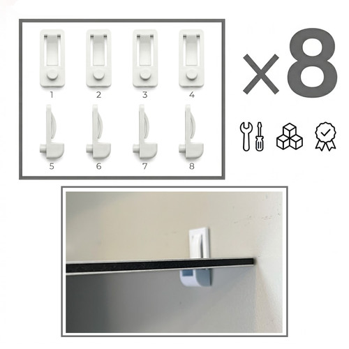 Clips taquets appui - clips, d’appui