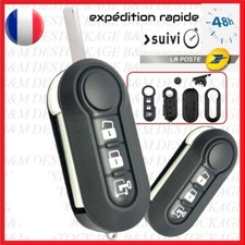 1 Coque Clé pour  Fiat 500 Panda Ducato Bravo Stilo Brava Clé 3 Boutons 