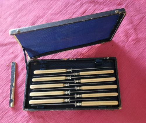 Ancien coffret couteaux - ancien, 10