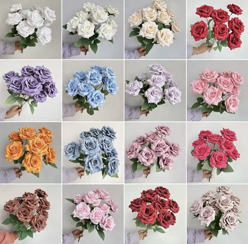 Bouquet roses artificielles - de,