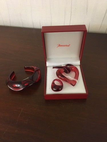 Baccarat red color crystal - baccarat,