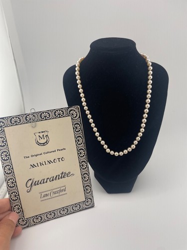 Mikimoto pearl necklace