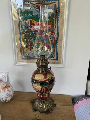 Lampe pétrole multicolore - lampe,
