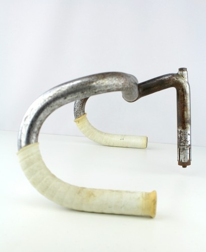 Cintre guidon vélo ancien - guidon,