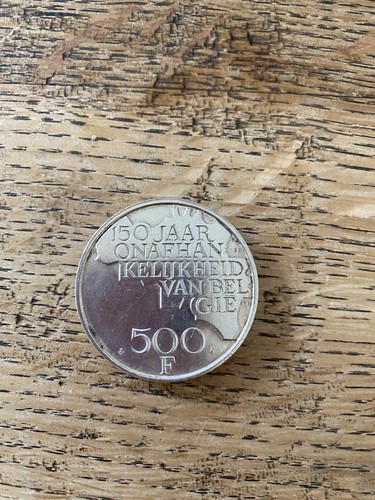 Belgique pièce 500 francs - de,