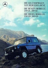 Catalogue Brochure Mercedes G