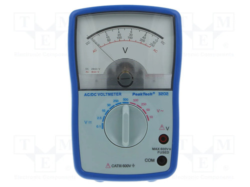 Peaktech 3202 voltmètre - peaktech, p-3202