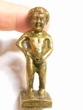 STATUETTE MANNEKEN PIS BRUXELLES ANCIENNE FIGURINE BRONZE CHÉRUBIN PRESSE PAPIER