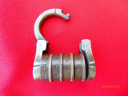 Cadenas ancien rouleau code - cadenas,