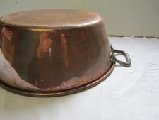 old copper jam basin diameter 28 centimeters