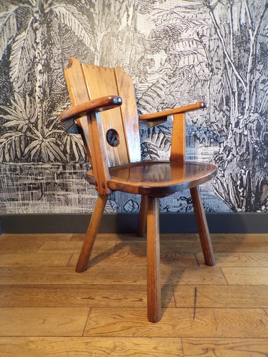 Fauteuil brutaliste travail - fauteuil,