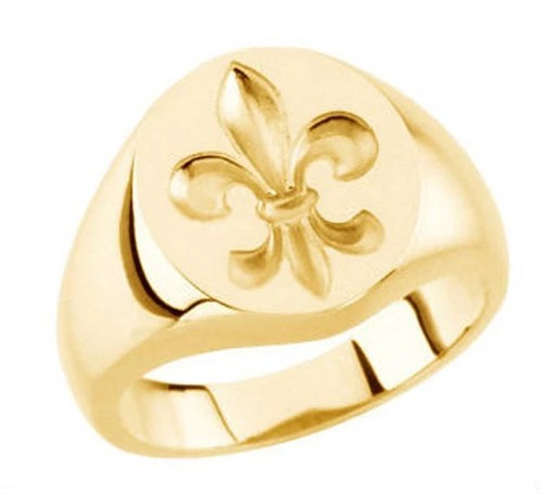 Bague chevalière jaune - chevalière, or