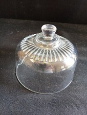 CLOCHE ancienne En Verre Fromage Gâteaux Déco Diam. 16cm H 13cm