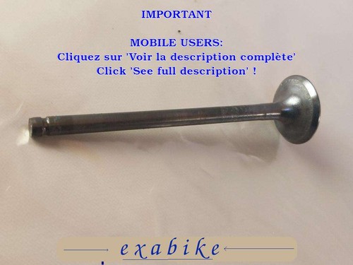 Soupape echappement pour - soupape, d'echappement