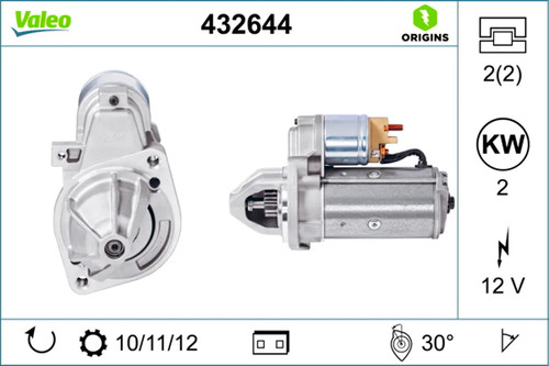 Démarreur valeo 432644 - valeo,