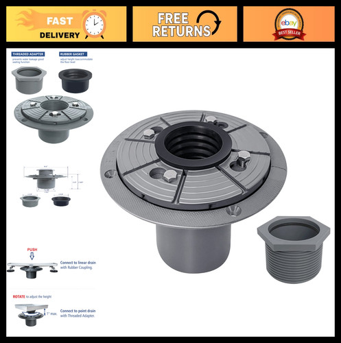 Inch pvc shower drain - 2-inch,