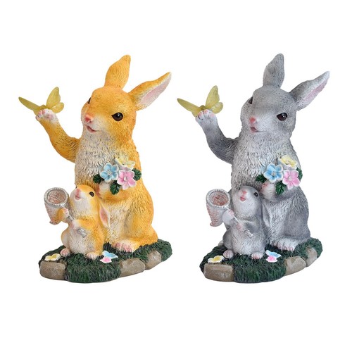 Statue lapin jardin avec - de, de