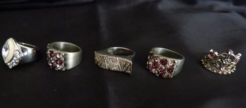 Lot bagues dont - 5, 3