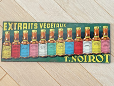 Antique T. Noirot Advertising Lithographed Sheet Plant Extracts - Alcohol