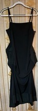 NWT! MARITHE FRANCOIS GIRBAUD PARTY/COCKTAIL BLACK DRESS ITALY 44,FR 38, US 6-8