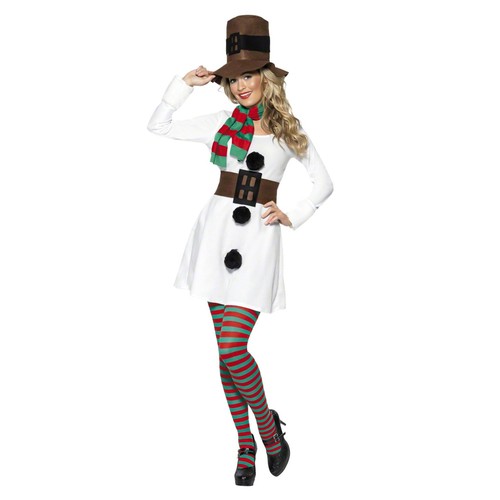 Costume adulte miss bonhomme - adulte,