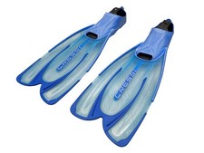 Palmes Cressi Agua pour la plongée et la plongée en apnée taille 43/44 bleu