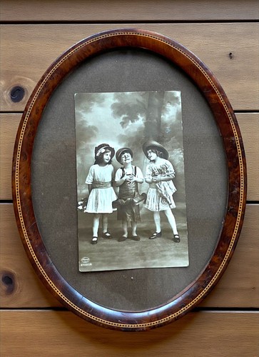 Petit cadre ancien art deco - art,