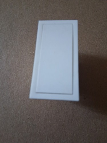 Bouton poussoir module - 1, blanc