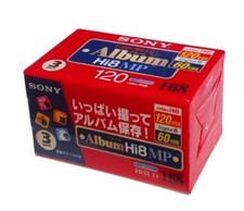 SONY 8mm cassette vidéo 120 minutes Hi8MP type Volume 3 pack 3P6-120HMPL