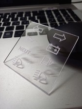 Moto Guzzi California dashboard light control panel kit GLASS ONLY