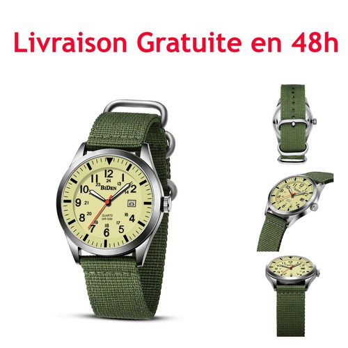 Montre homme acier inoxydable - montre,