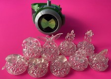 Ben 10 Ultimate Omnitrix FX Watch Bandai 2008 w/ 9 Crystals Aliens Light Sounds