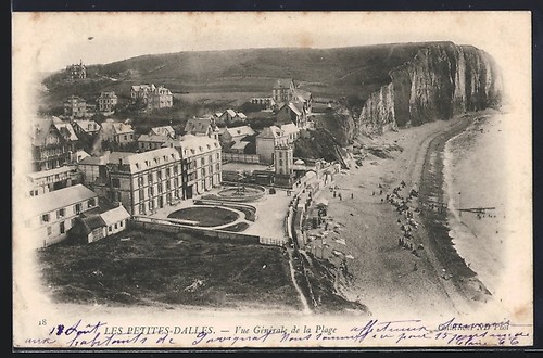 Cpa les petites dalles vue - petites-dalles,,