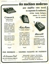 Antique Advertising Modern Machines Calculator Cie Real Magazine Issue 1929