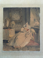 Alexis Joseph PERIGNON (1806-1882) Portrait Liseuse France Napoleon Empire 1820