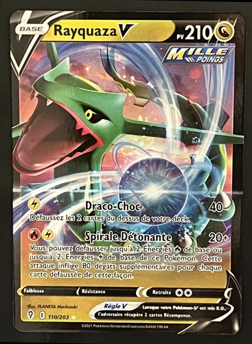 Rayquaza v 110 - rayquaza, 110/203