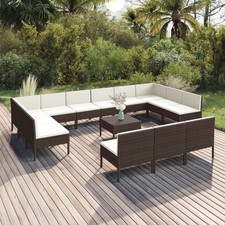 Salon de Jardin 9 pcs avec