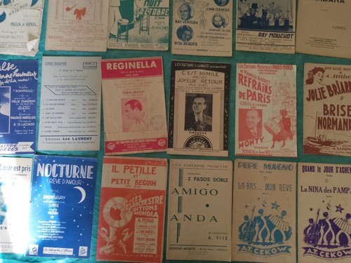 Lot partitions musicales - lot, 18
