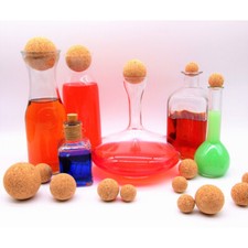 Boule de Liège au Vin - 5 cm - Bouchon en Liège de Carafe - Boule de Massage