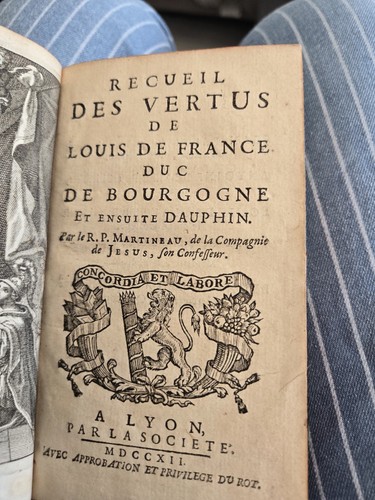Rare livre ancien - rare, 1712