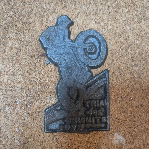 Badge moto trial des - trial,