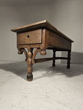 EXCEPTIONNELLE TABLE DE FERME XVIIIÈME  TRÉPIED CHÊNE MASSIF