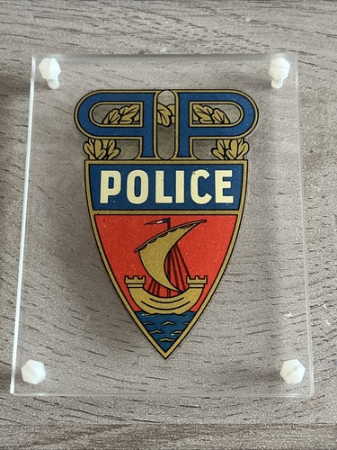 Insigne police pour collection - insigne,