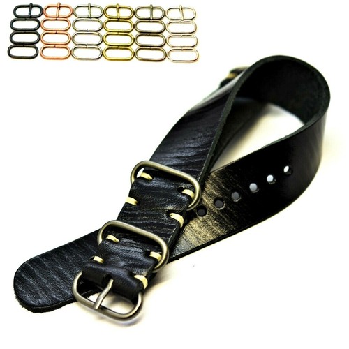 Bracelet montre cuir zulu - bracelet, en