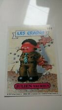 Vintage 1985 CARD les Crados Carte Julien Vaurien #141 THE GARBAGE GANG Topps